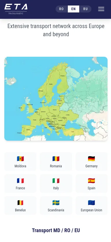 ETA Truck — Mobile — EU network