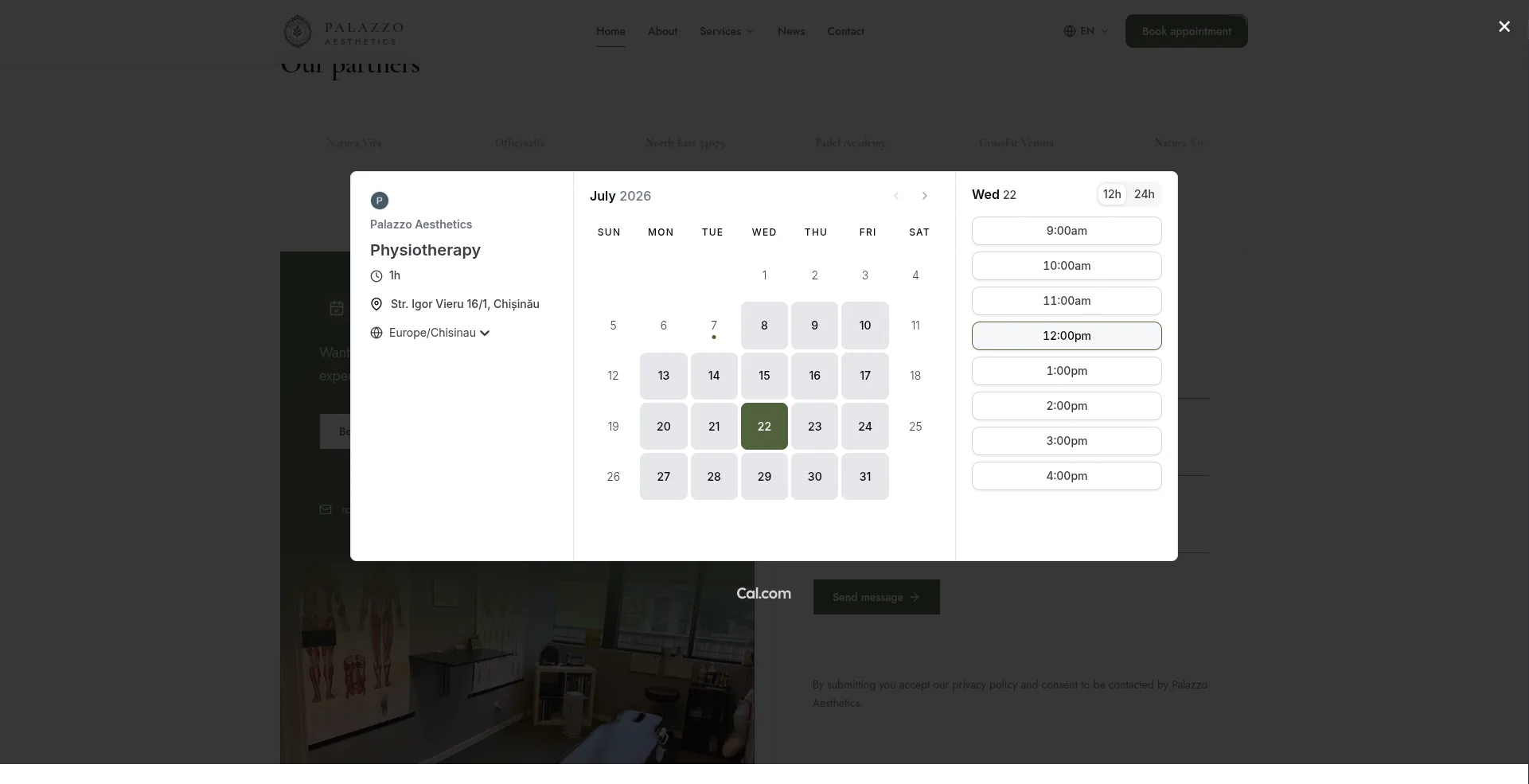 Palazzo Aesthetics — Online appointments