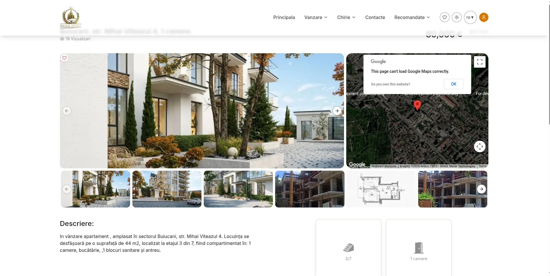 Premier Invest — Property page